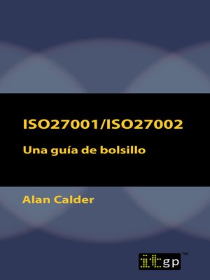 cover image of ISO27001/ISO27002: Una guía de bolsillo